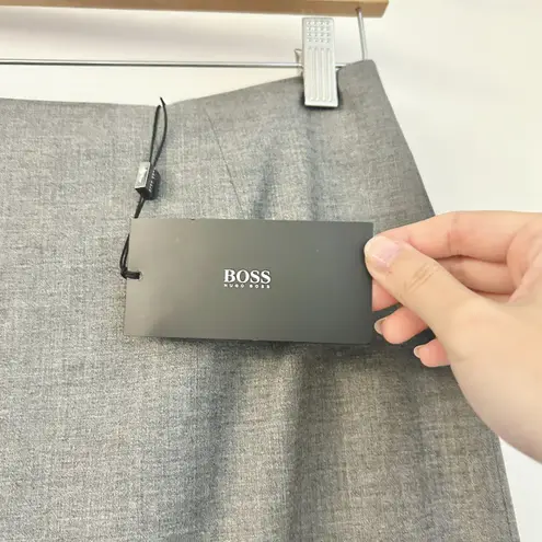 Hugo Boss Boss Vilina Gray Career Pencil Skirt Size 2 NWT