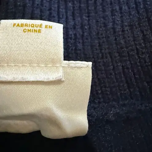 Maeve by Anthropologie Navy & Red Striped Sleeveless Sweater Vest Striped Quarte Blue Size undefined