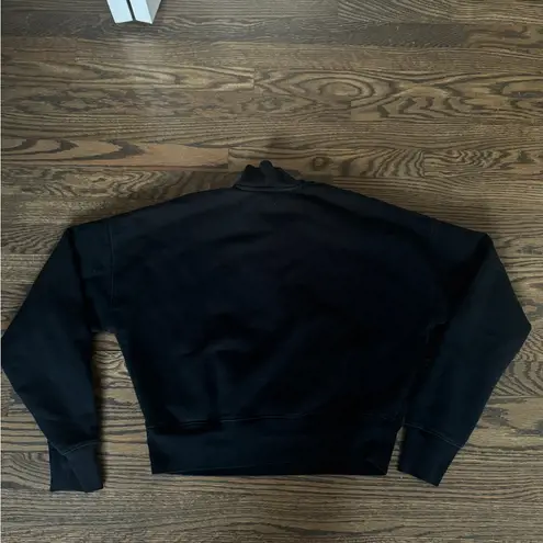Reformation  jeans black quarter zip jumper sweatshirt top size small