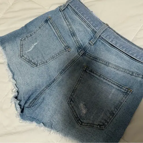 Marshalls Cowboy buckle Jean shorts