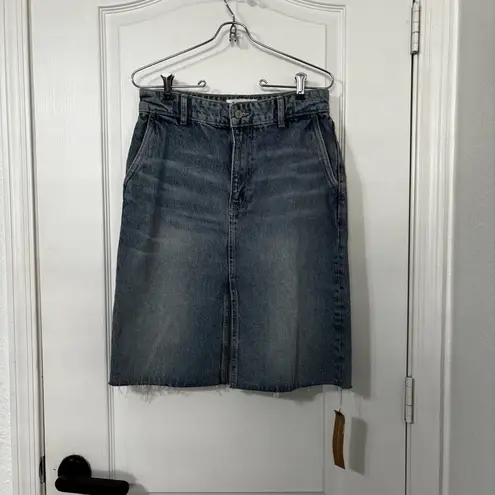 Reformation Dyani Denim Midi Skirt Size 25 - Image 2
