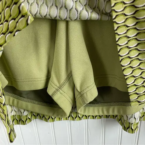 Tehama Carbon Tech Skort Women's Size Large UV Protection Bamboo Natural Green