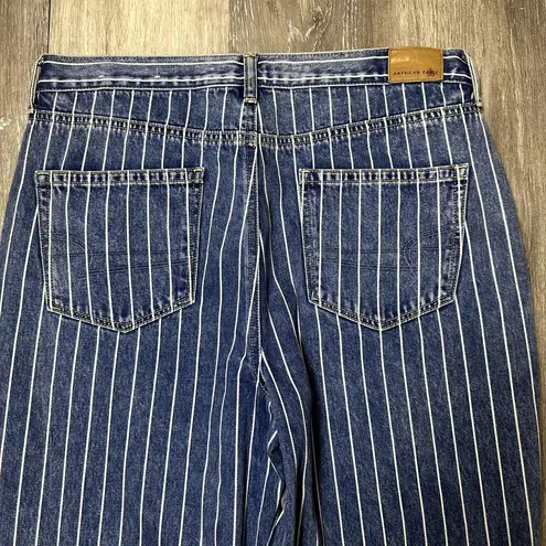 American Eagle  Outfitters Striped Mom Jean NEW
