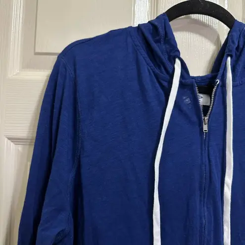 Old Navy Women’s  Full Zip Up Hooded Jacket Lightweight Blue Size XXL