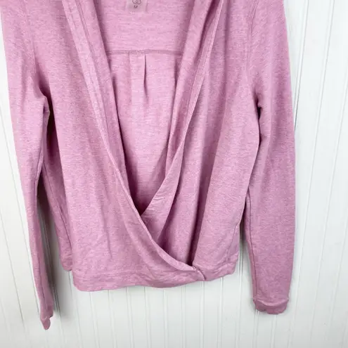 Calia by Carrie Underwood Effortless Wrap Cardigan Hoodie Mesa Rose Pink Medium