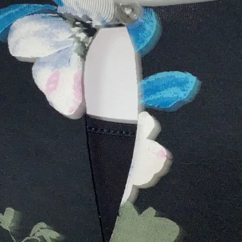 J. Jill WEAREVER COLLECTION WO SIZE XL PETITE Sheath Dress BLACK FLORAL CLEAN