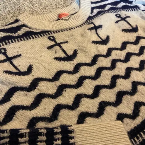 Kate Spade  French Cream Anchor Sweater