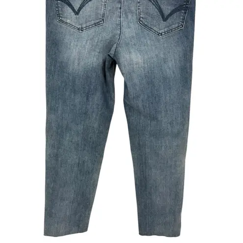 NWT Wit & Wisdom Ab Solution Luxe Touch High Rise Slim Straight Jeans Size 0P Blue - Image 10