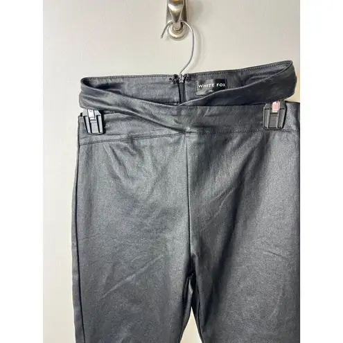 White Fox Boutique White fox black pants‎ open hip women’s size XS
