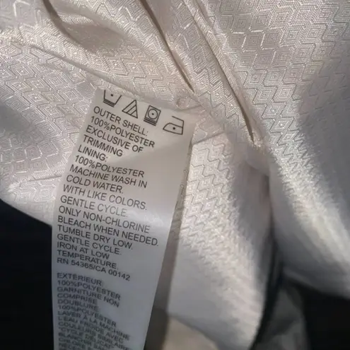 TanJay Faux Leather Suede Embellished Full Zip Jacket Women's Size 16