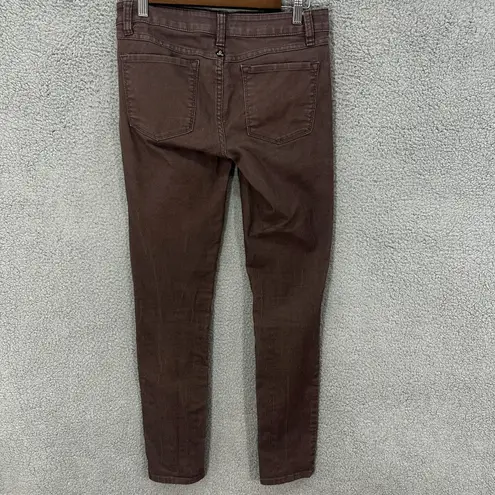 prAna Pants Y2K Skinny Brown Organic Cotton 2/26 Sustainable Eco Casual Workwear