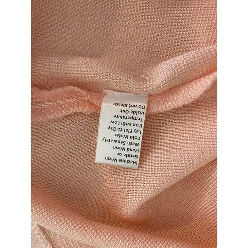 Ming Wang Pink Satin Color Black Abstract Knit Short-sleeved Mini Shift Dress 2X