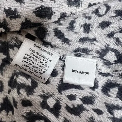 Emerson Fry Curation Bardot top in leopard gray Sz S