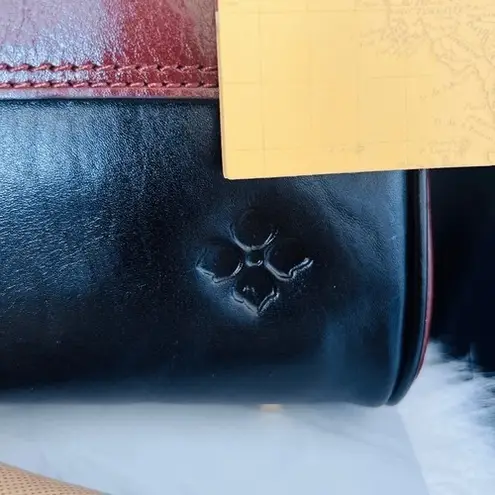 Patricia Nash Yoeky Top Handle Vintage Colorblock Leather Crossbody Bag, NWT