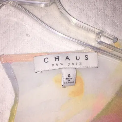 CHAUS NEW YORK 🌸 Floral Half Sleeve Women’s Small🌸