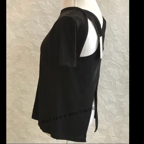 ALC Frank A.L.C. Cross Back Short Sleeve Casual Top…