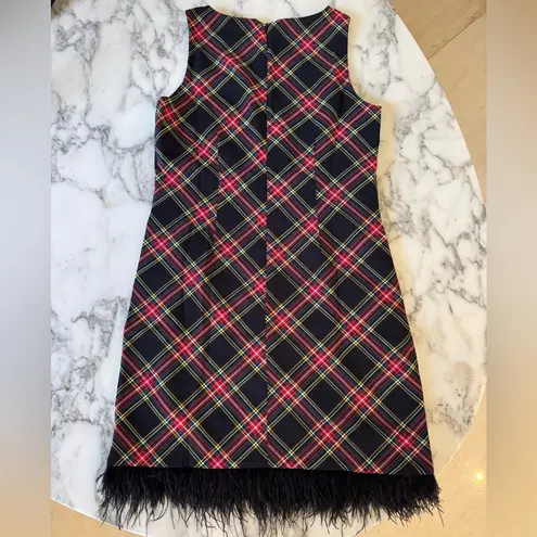 NWT J. Crew Factory Tartan feather
