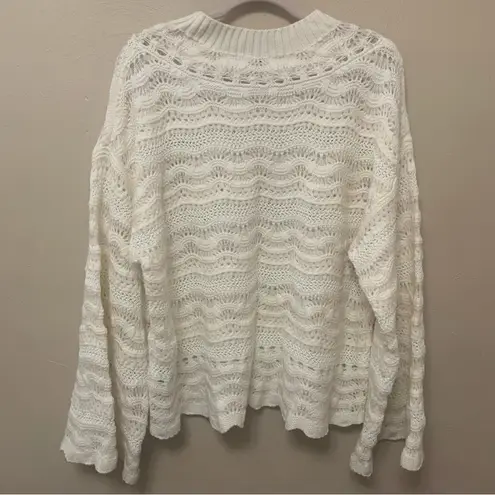 Rebecca Taylor Textured Lace Sweater