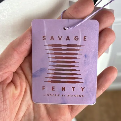 Savagexfenty NWT Savage X Fenty Lingerie Open Bra Rose Velvet Lace Size 2X
