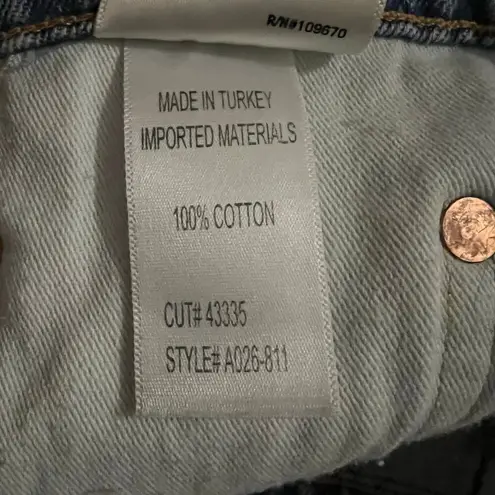 AGOLDE  Parker Vintage Cut Off Denim Short 27 Women’s Swapmeet Blue