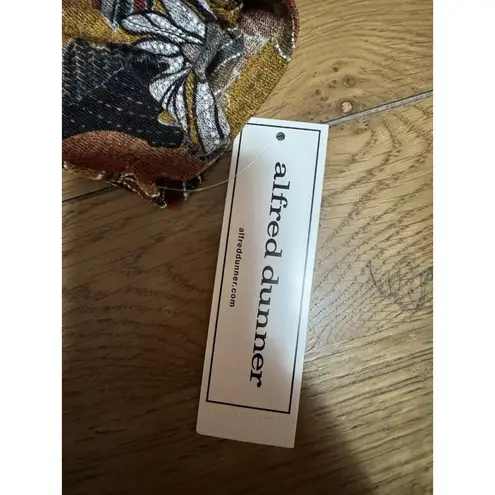 Alfred Dunner Women Size Large Autumn Weekend Sweater Floral Stretch Fall Light