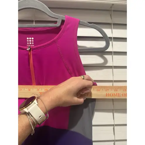 Title Nine Dress Small Diamalete Colorblock Athlesiure Activewear Built In Bra