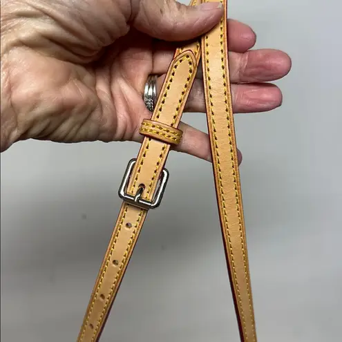 Dooney & Bourke  Magenta and White Chevron Crossbody Bag Pebbled Leather