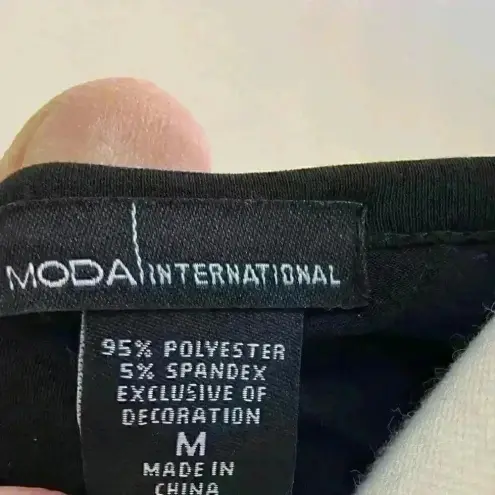 Moda international Long, Knee Length Dolman Sleeve‎ Dress