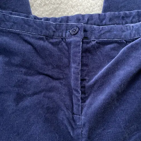 Susan Graver Vintage Navy Corduroy Pants A63109 Size 1X Cotton and Spandex