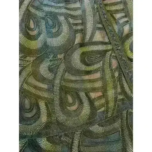 Peter Nygard A-Line 100% Silk Black skirt, size 10