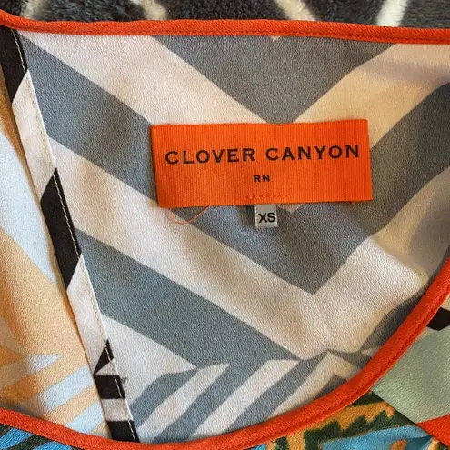 Clover Canyon geometric xs blouse long sleeve