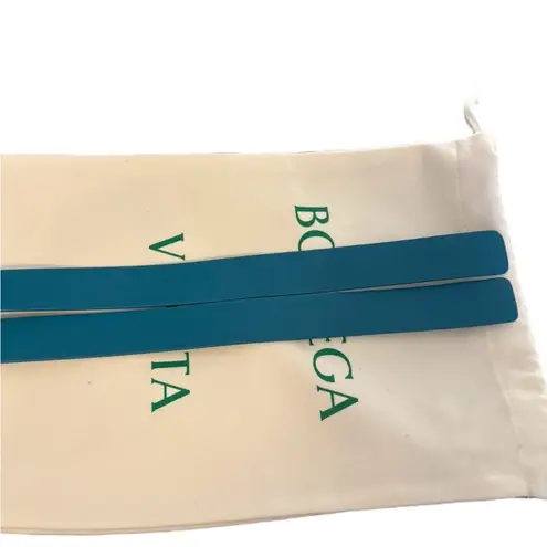 Bottega Veneta NWT Leather Double Strap Belt With Horseshoe Buckle Size M