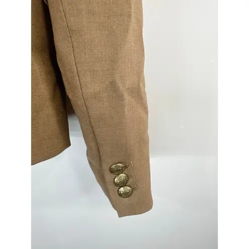 J.Crew Factory Original Schoolboy Blazer in Camel Women's Size 6 NWT Tan