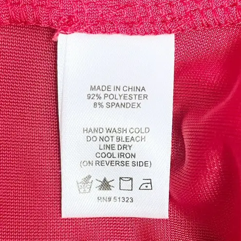 CeCe NWT Shawl Collar Stretch Velvet Open Front Cardigan in Autumn Red Size XL