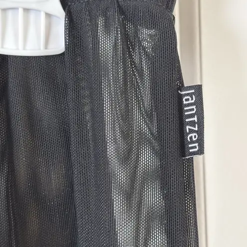 Jantzen Womens Swim Wide Leg Cover Up Pants Size M Black High Rise Pull On