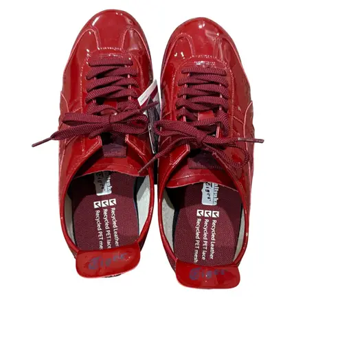 Onitsuka Tiger Mexico 66™ Red Patent Leather Sneakers Shoes Women's Size 9.5 NEW