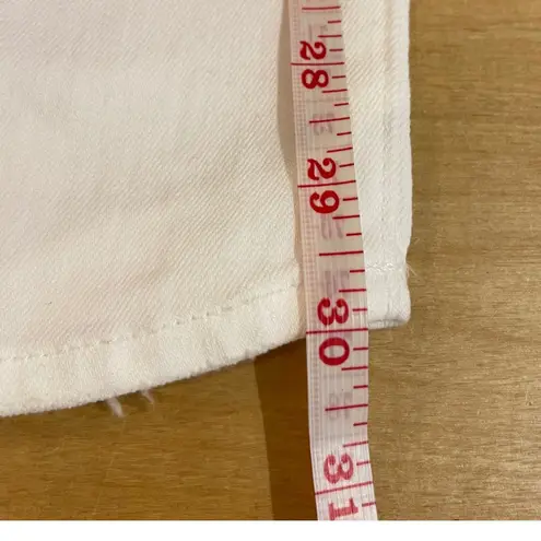 MOTHER The Looker Broken Mirror White Skinny Jeans Women's Size 30