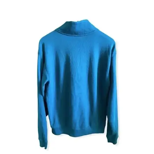 Victoria Secret PINK Blue Coral Long Sleeves Womens Sweatshirt Blue