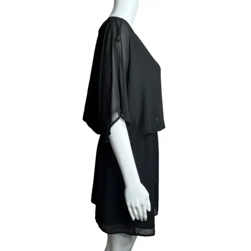 Narcisa Lang Dress Black Womens Medium Lost April Open Back Neutral Whimsygoth
