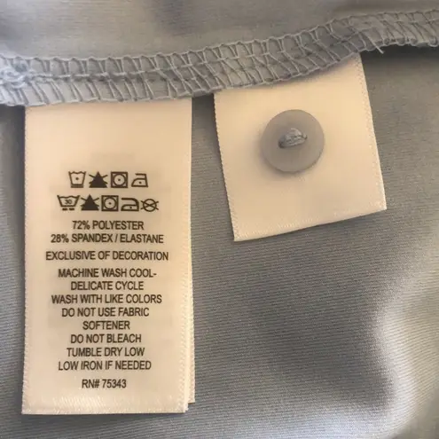 Tommy Bahama  Racquet & Paddle Tennis Pickleball Dress Sz L Light Blue Polo