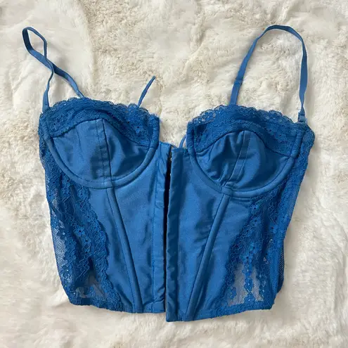 Edikted Blue Lace Corset S