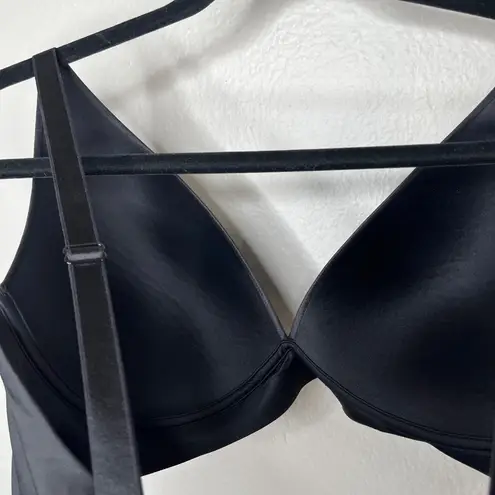 Soma Womens Enbliss Luxe Plunge Bralette XXL Black Stain