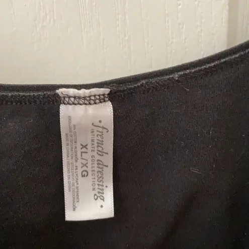 FINAL MARKDOWN Ladies French dressing cami xl Black