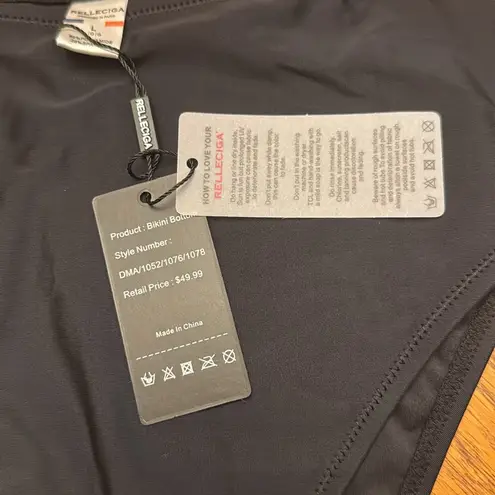 Relleciga Women's High Cut Bikini Bottom nwt