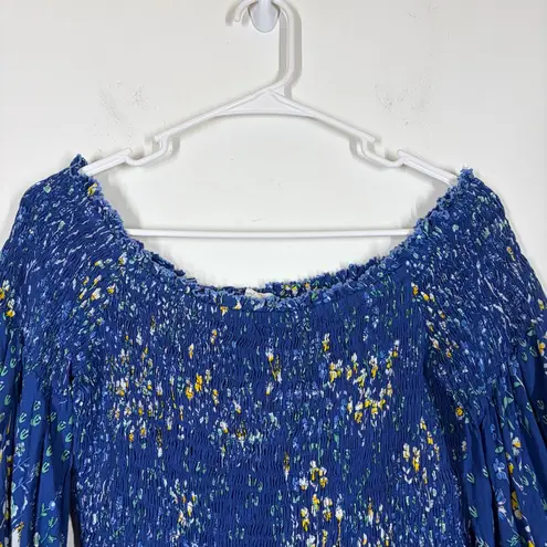 Poupette St. Barth Ariel Smocked Crop Top Size M/L