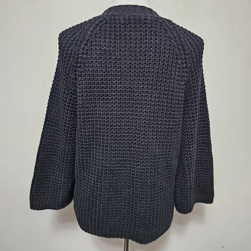 eight eight eight  Black Chunky Fouble Breasted Cardigan Size XL thumbnail 4