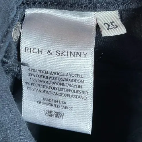 Rich & Skinny Black Houndstooth Low Rise Skinny Jeans