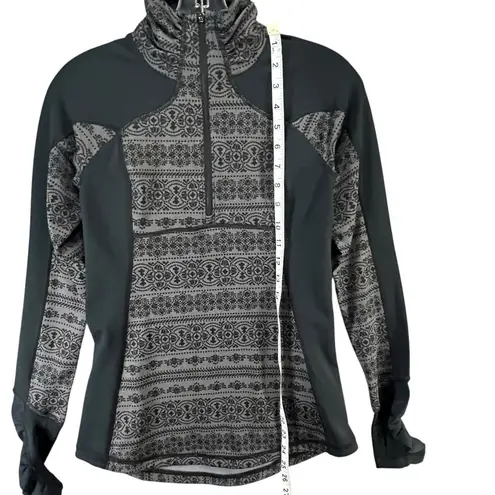 Calia Carrie Underwood Activewear Top Womens XS Gray Black 1/2 Zip Athletic Gym