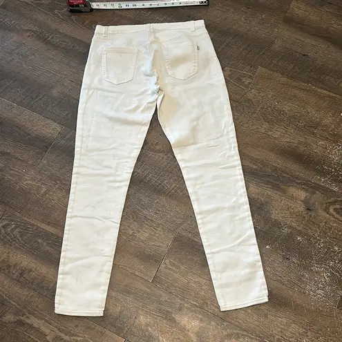 Juicy Couture  White Denim Skinny Jeans Size Size 4 Skinny leg