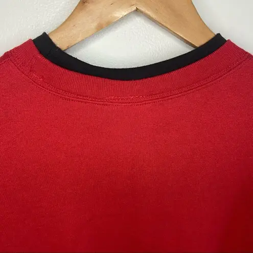 Vintage top stitch snowman crewneck Red Size L